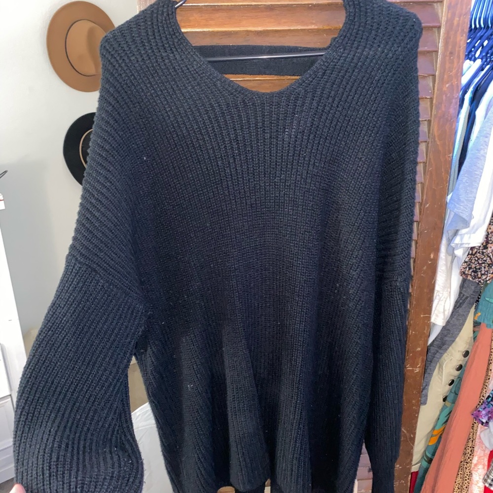Black Knit Sweater